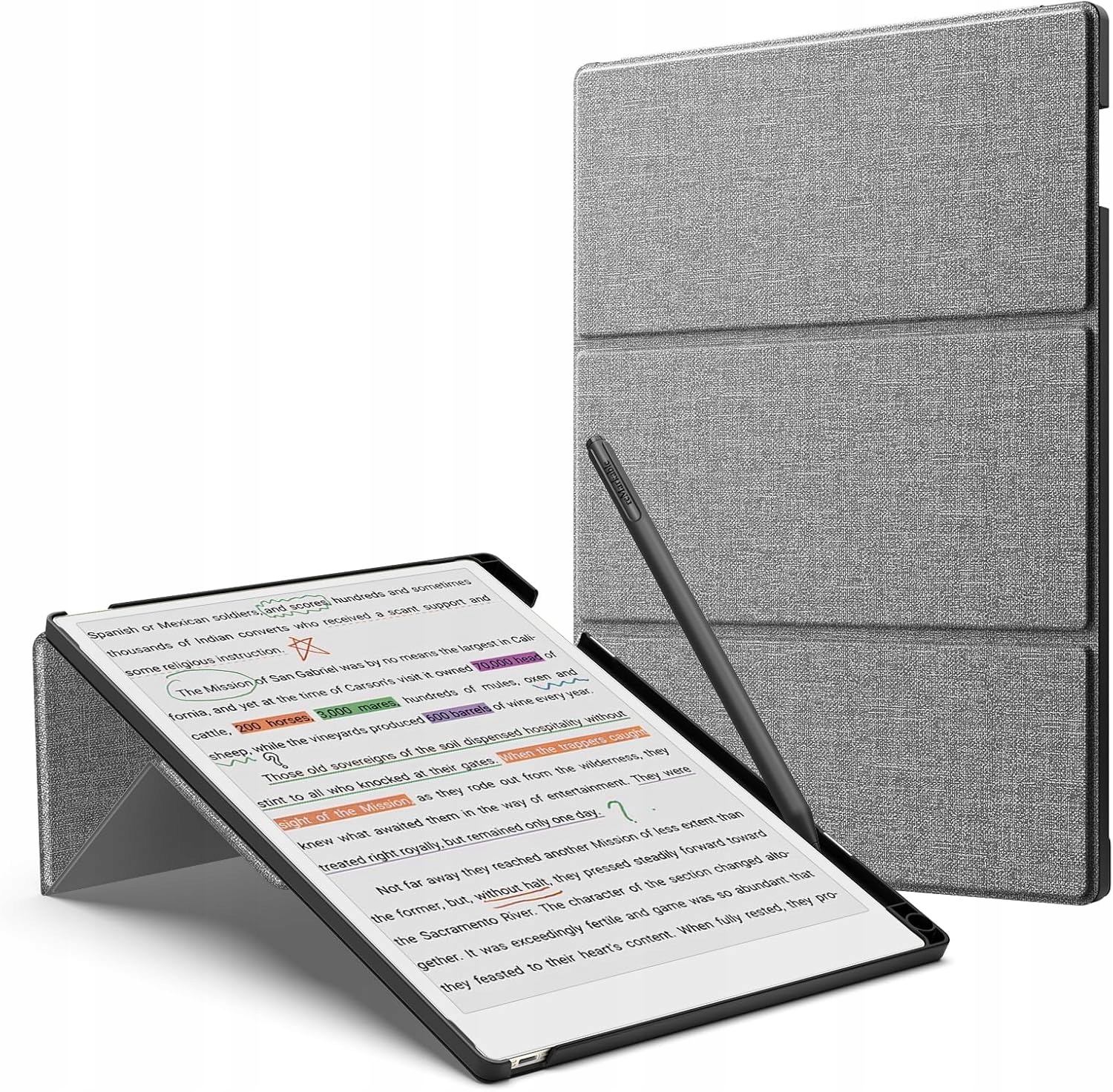 Pouzdro na pouzdro značky ble Paper Pro – šedé