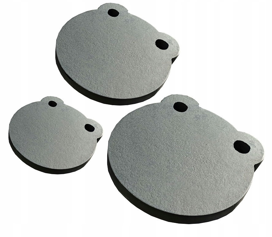 3x gong Hardox 550 popper strzelecki do AK47 ipsc idpa do AK47