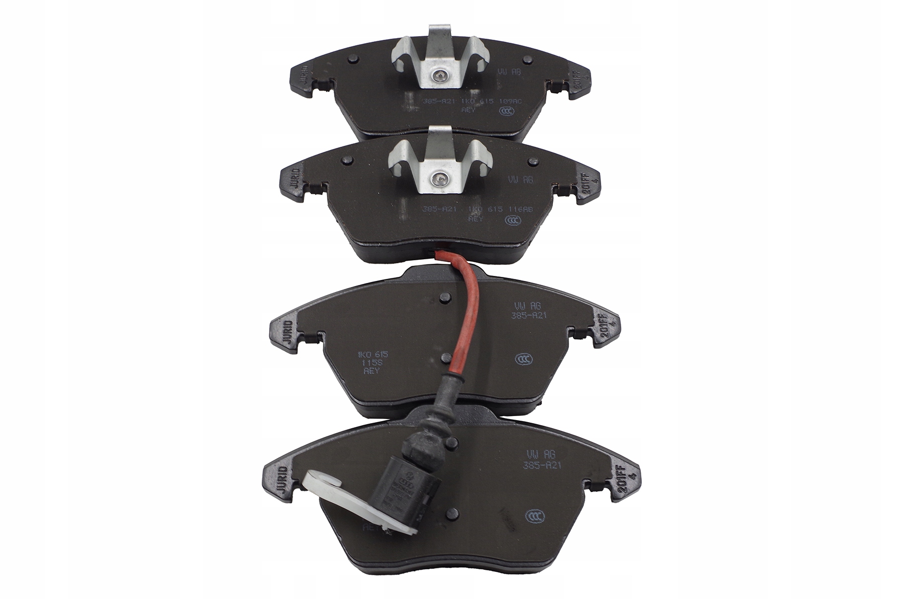 Oryginalne klocki hamulcowe VWAG 5K0698151B Producent części Skoda OE