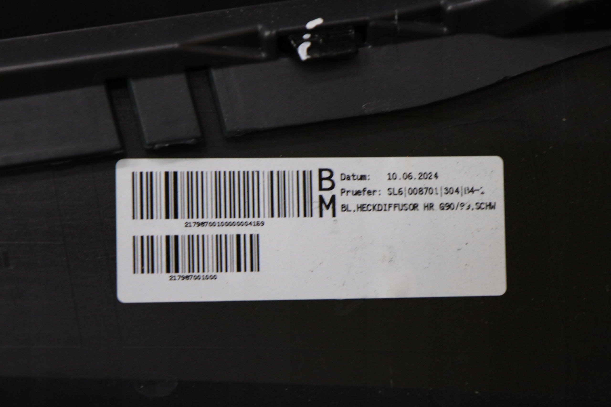 BMW M5 G90 complete bumper rear part rear