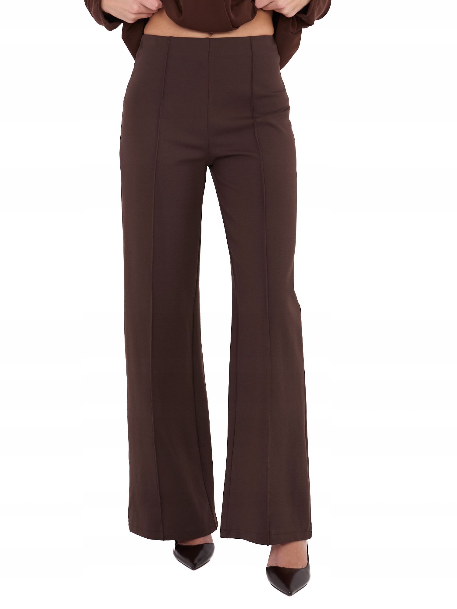 Spodnie Damskie Casualowe Wide Leg z szeroką nogawką