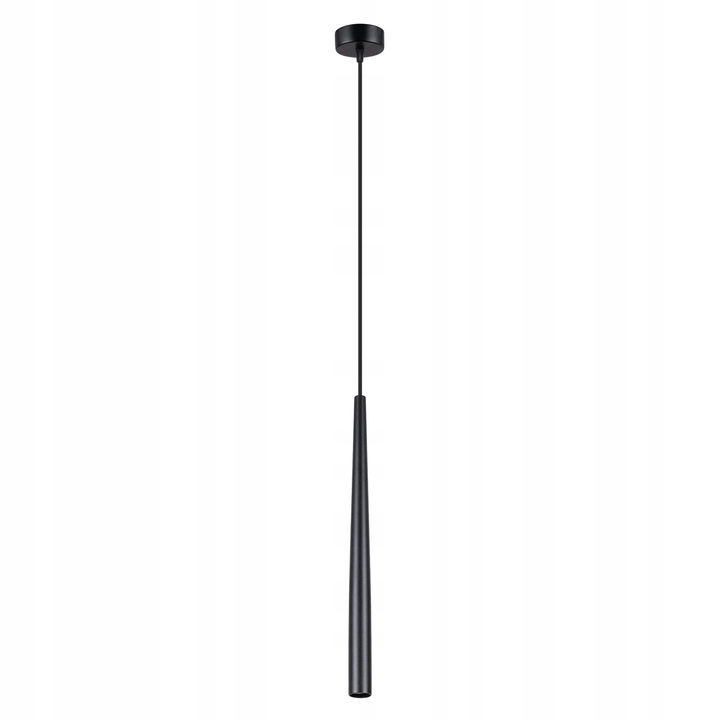 Moderní černá závěsná bodová lampa do jídelny nad ostrov Sollux