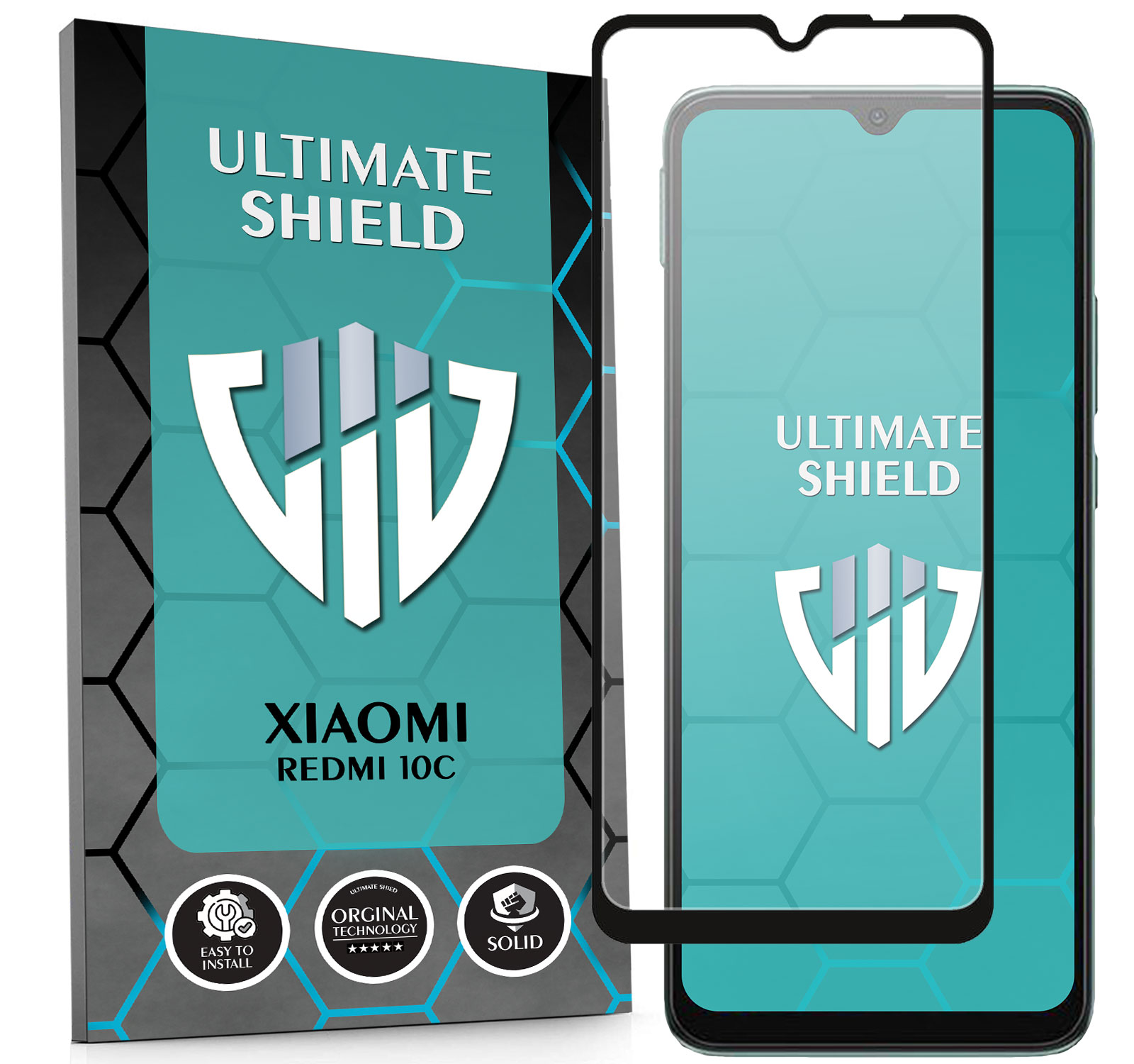 Megapak 5v1 Pancéřové Sklo 5D Rychlé Sklo Pro Xiaomi Redmi 10C 4G