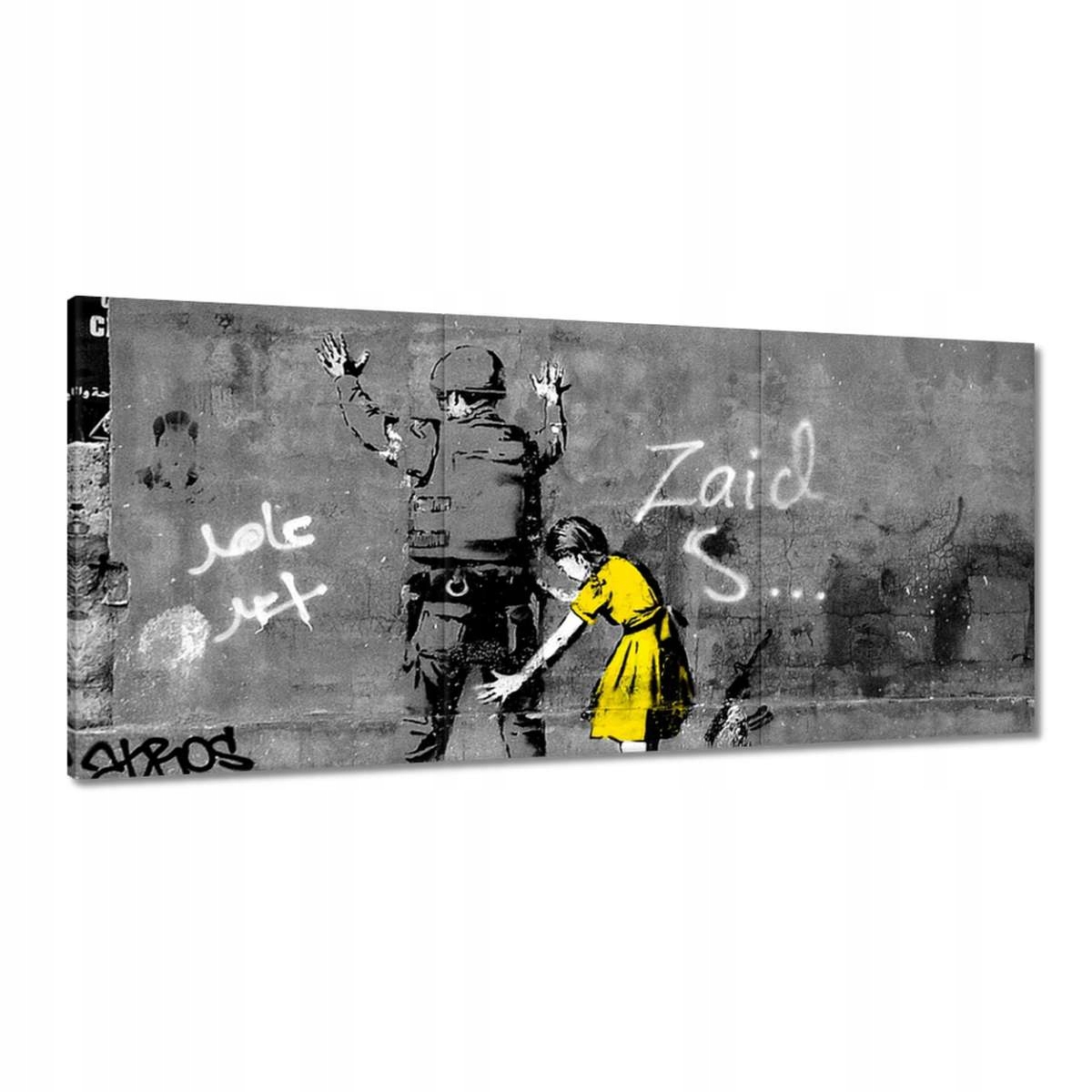 Obrazy 210x100 Banksy dievčatko