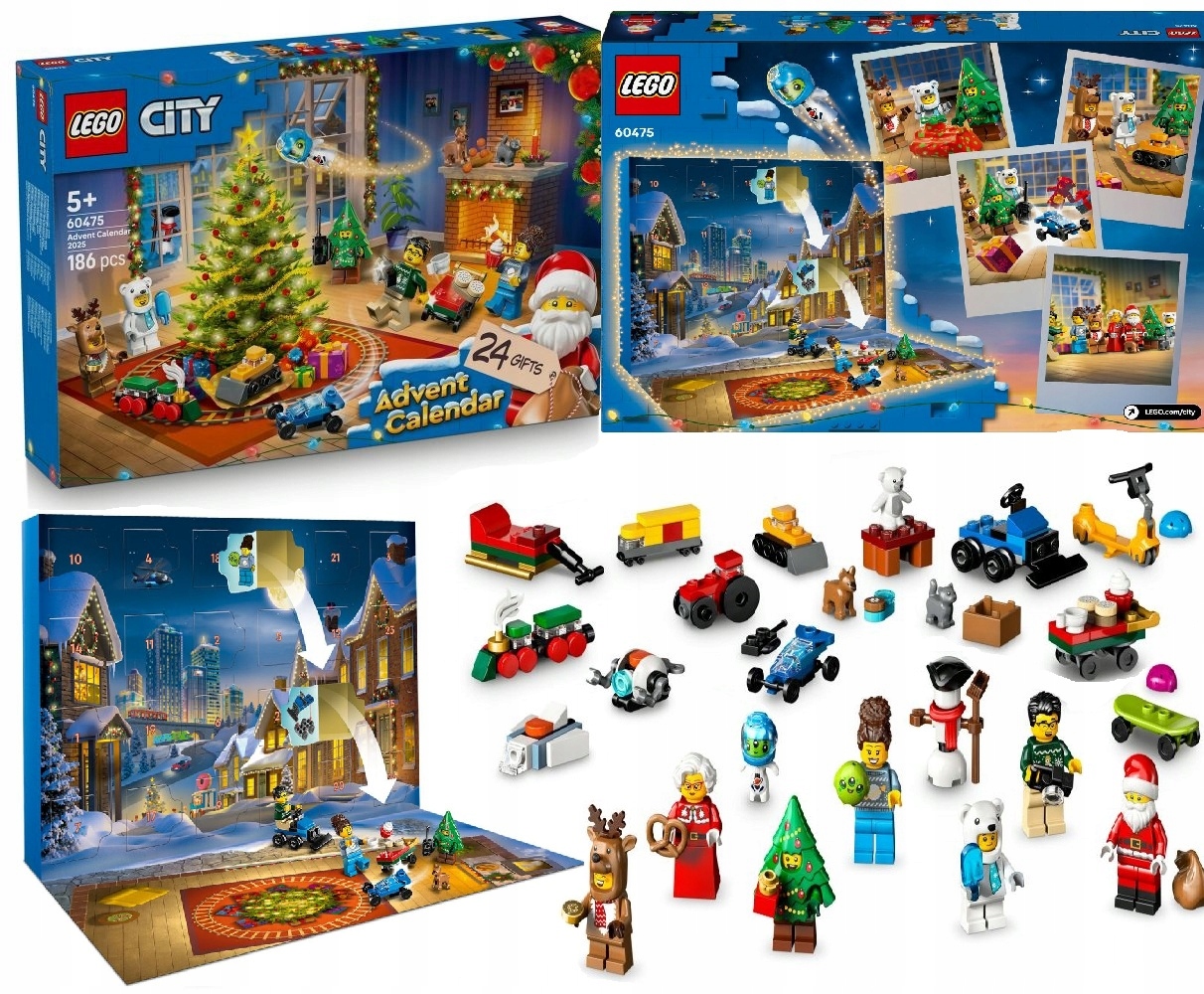 City Kalendarz Adwentowy 2025 60475 – 24 Dni Świątecznych Niespodzianek!