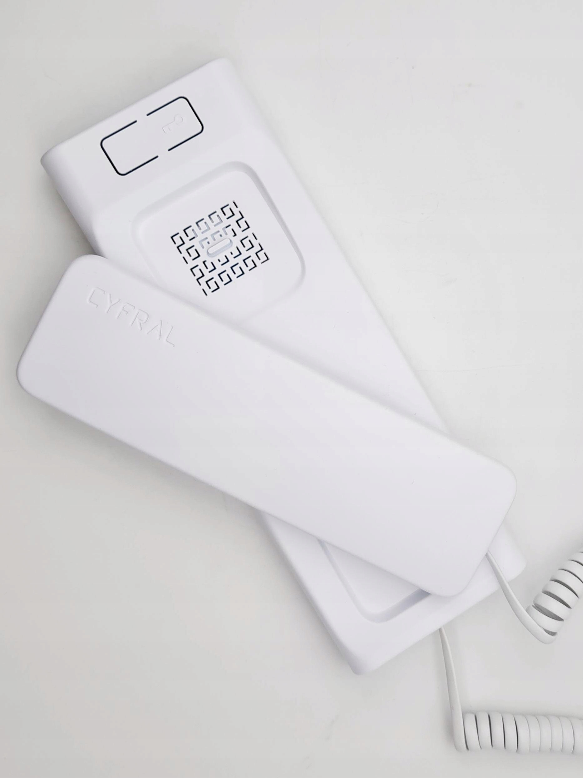 Unifon Cyfral Baltic 5P Bílá Interkomová Sluchátka 4-6 Žilová K