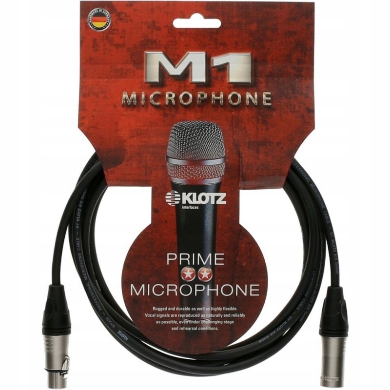 Klotz M1K1FM0200 kabel mikrofonowy 2m Xlr-xlr