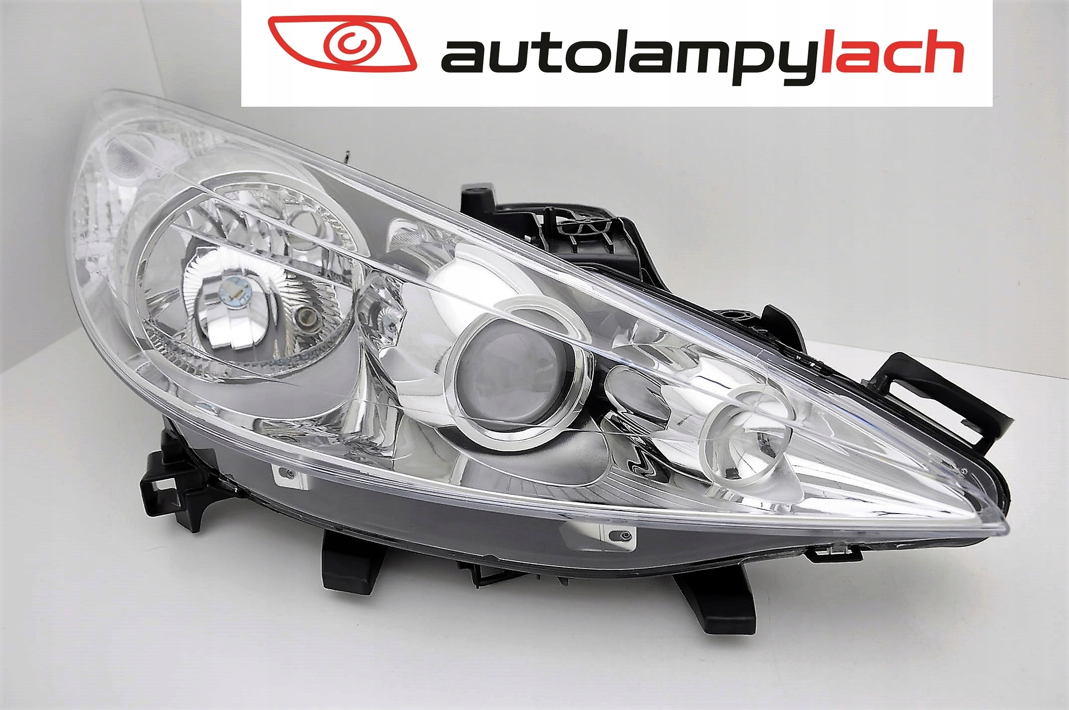 PEUGEOT 207 06- NOWE REFLEKTORY SOCZEWKOWE DEPO LP Numer katalogowy części R1468550-1140-L/R-SL