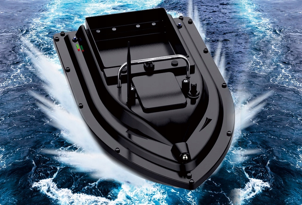 Łódź Zanętowa BigFish D16E z GPS i Autopilotem W Zestawie Akumulator 9.6Ah Oświetlenie przód/tył