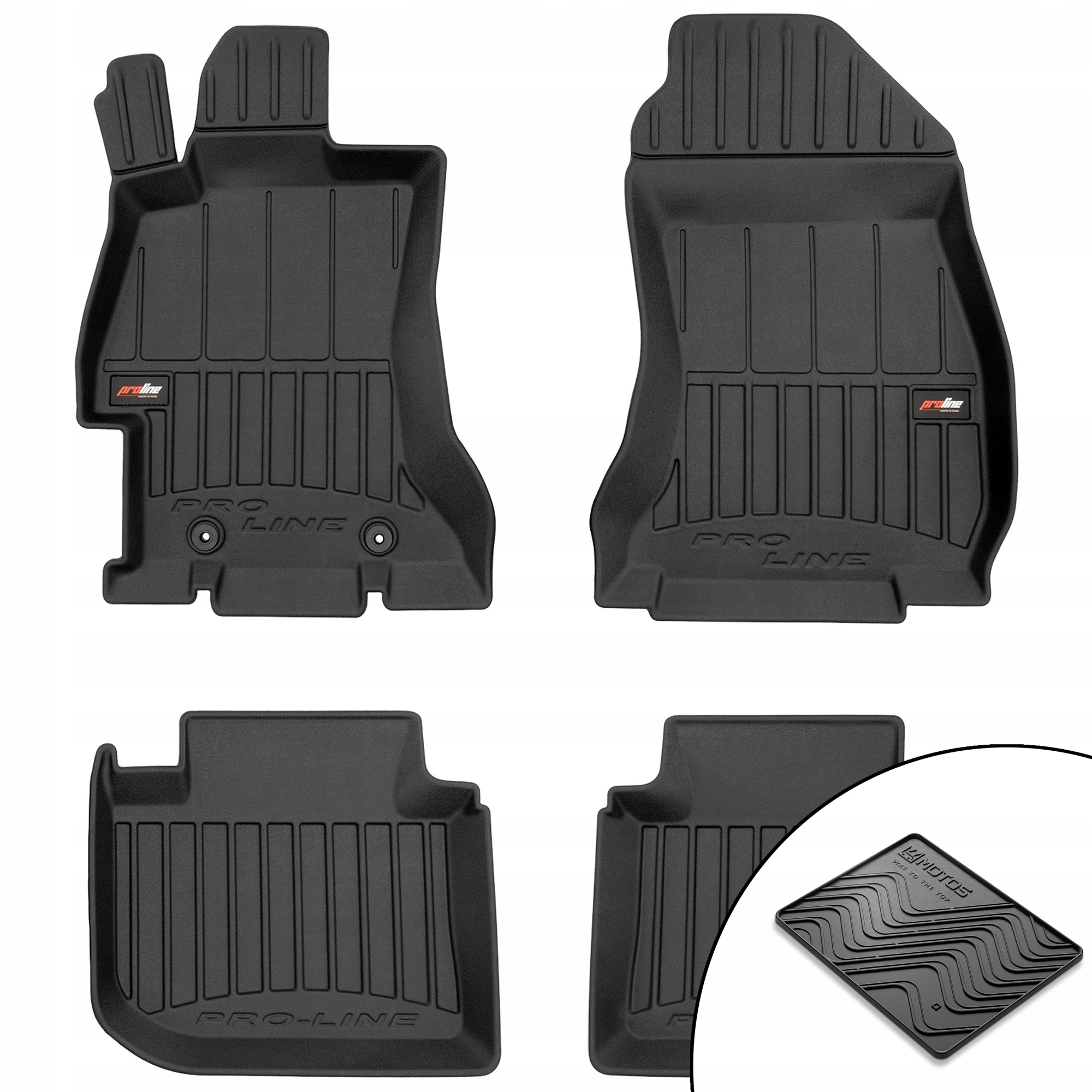 3D gumové rohože Subaru XV I 2011-2017 rohož zdarma