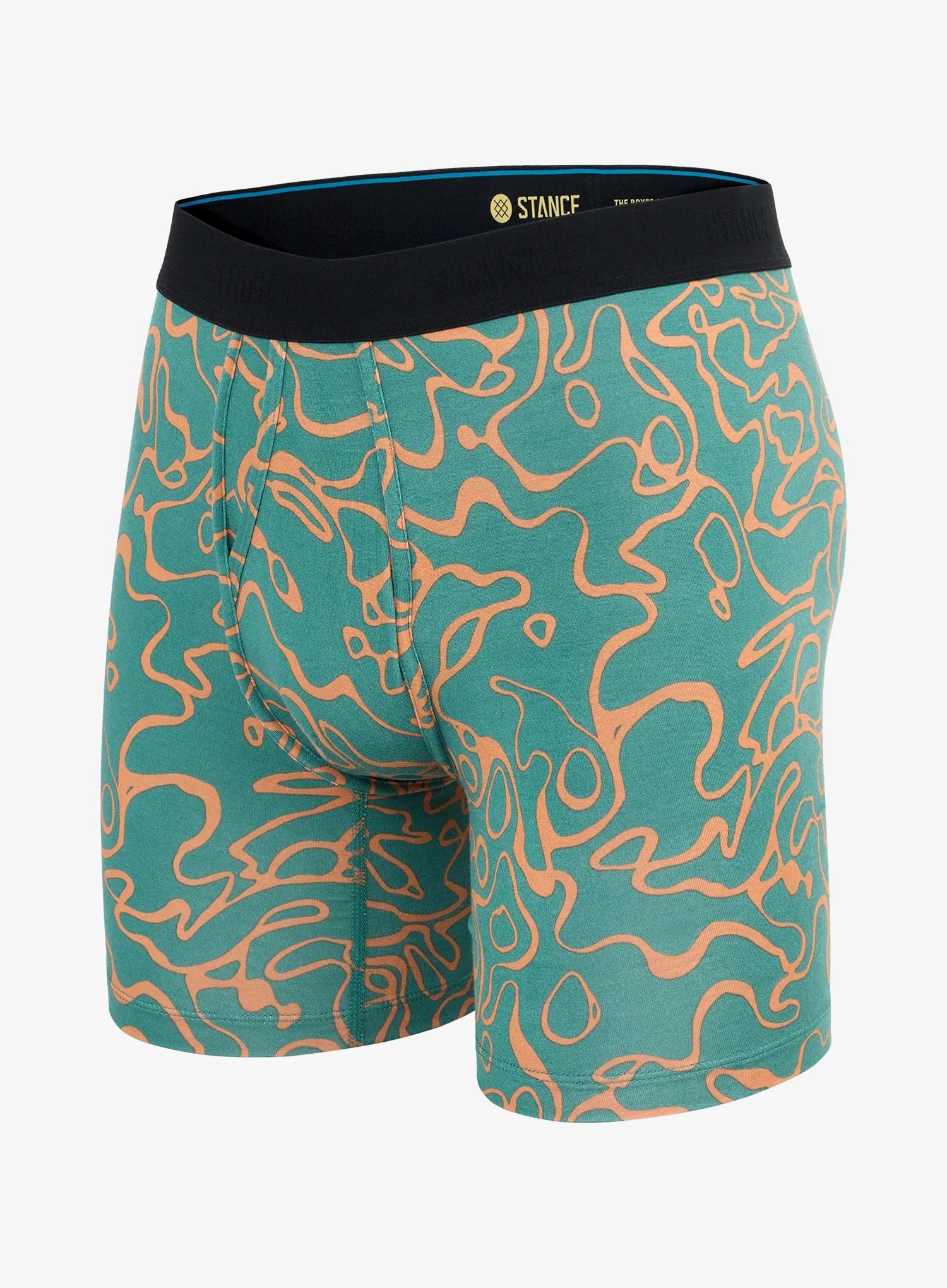 Termoaktivní boxerky Stance Lava Lamp Boxer Brief teal S