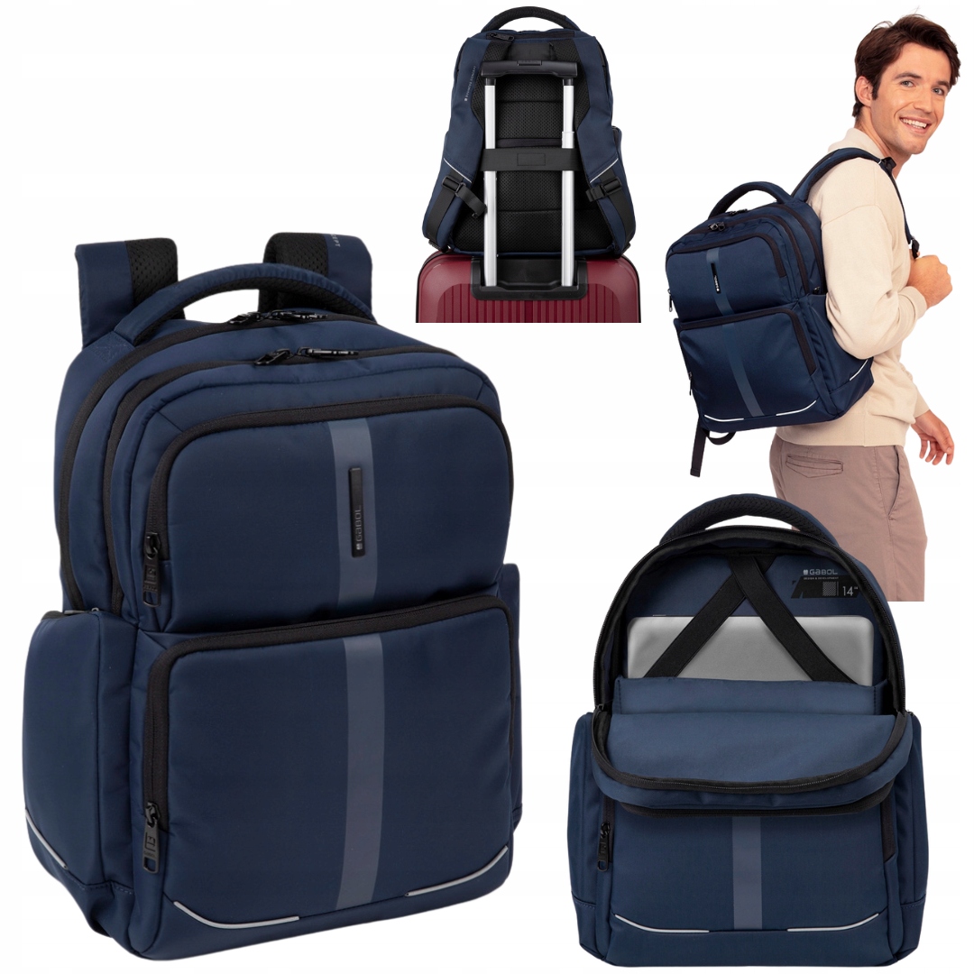 Batoh na notebook 14" vodotesný mestský, priestranný, unisex