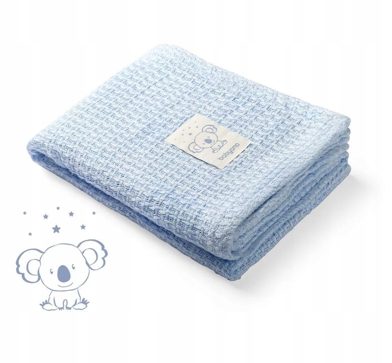 

Babyono Kocyk Otulacz Bambusowy Dzianinowy 75x100