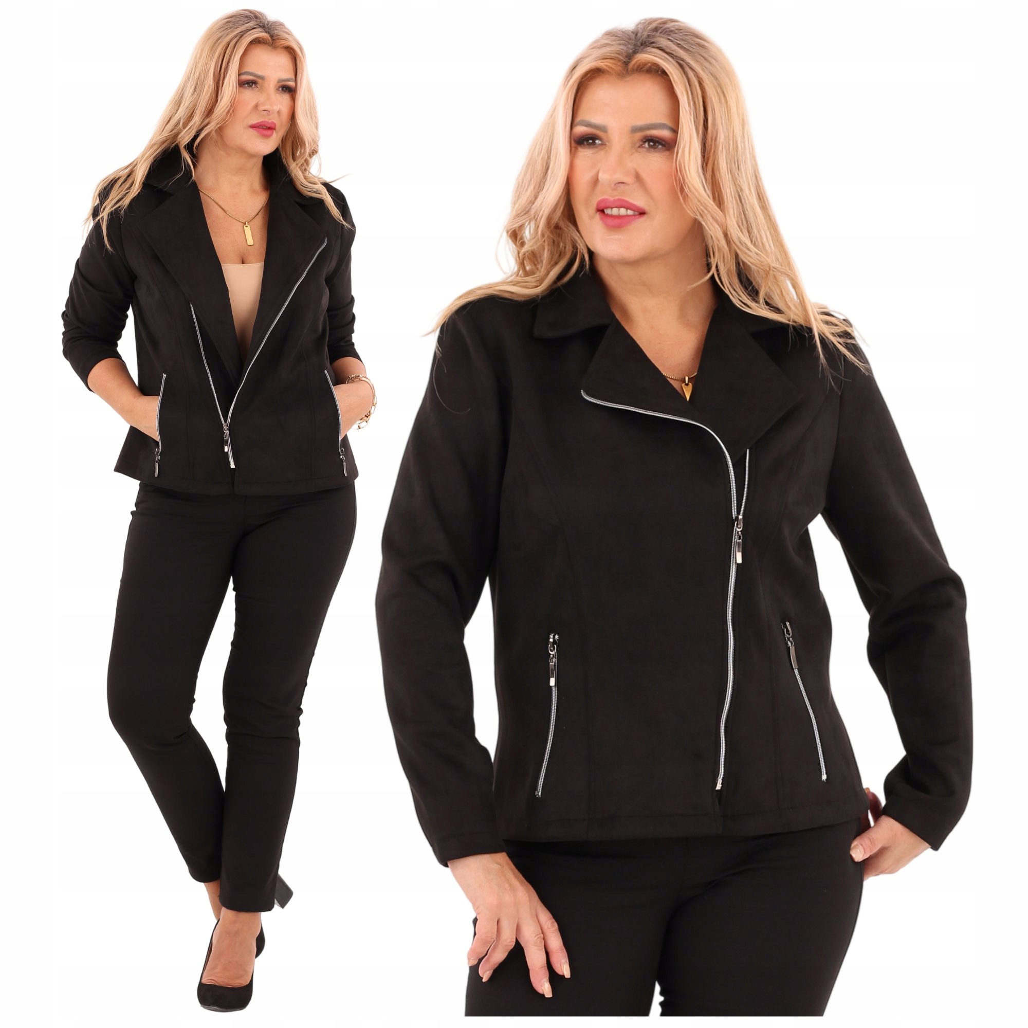 Ramoneska Damska Polski Produent Duże Rozmiary Przejściowa Luźna