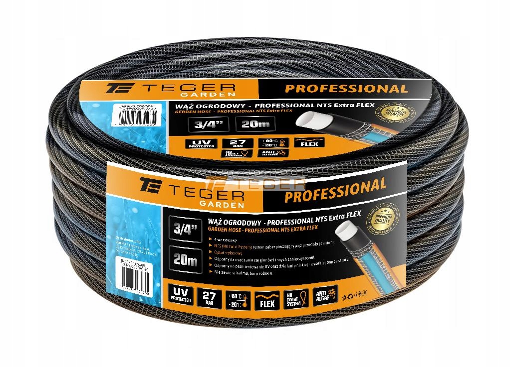 

Wąż ogrodowy Fi 3/4" 20m Professional Nts