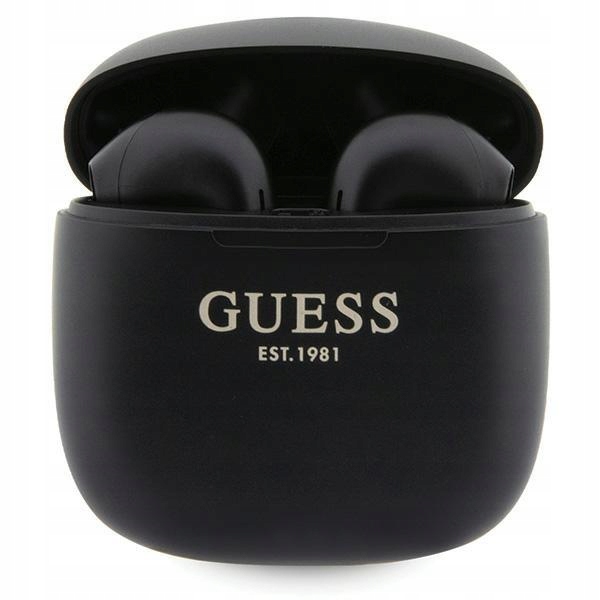 Bluetooth sluchátka Guess GUTWST26PSK Tws dokovací stanice černá Classic