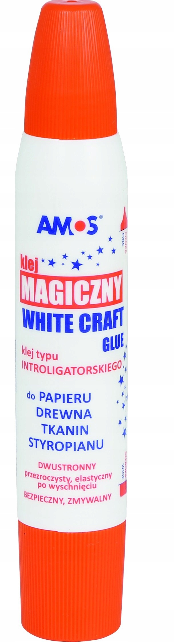 

Klej W Płynie Amos Znikający Biały 34ml/36g