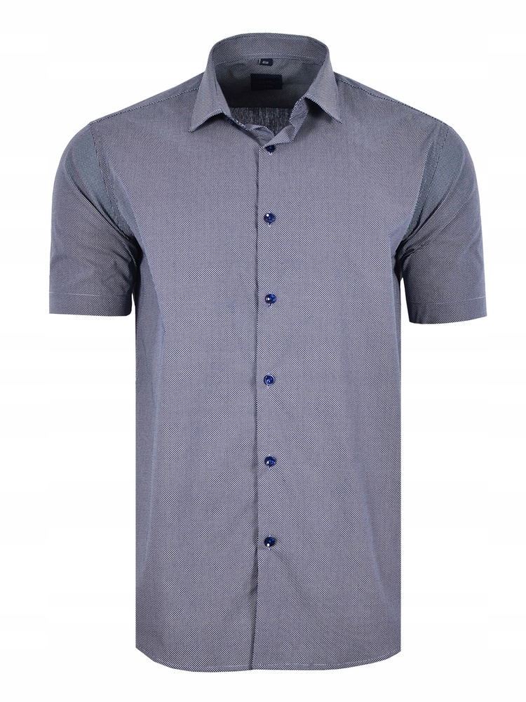 Košile S Černými Vzory, Krátký Rukáv, Velká Velikost 51/52