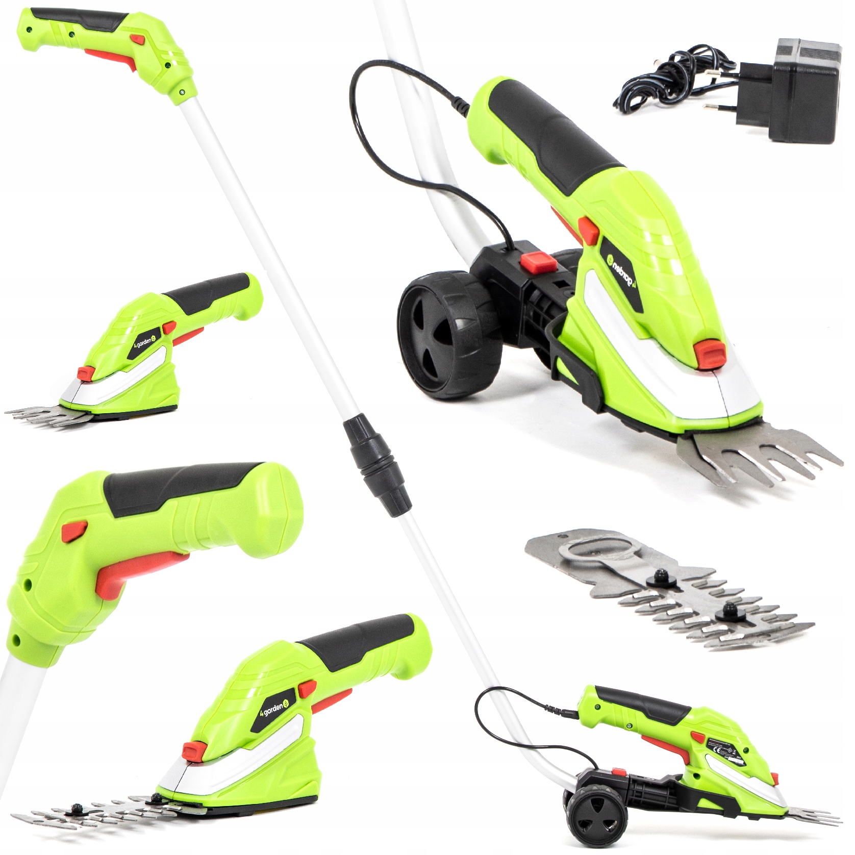 

2w1 Nożyce Akumulatorowe Do Trawy Krzewów Żywopłot