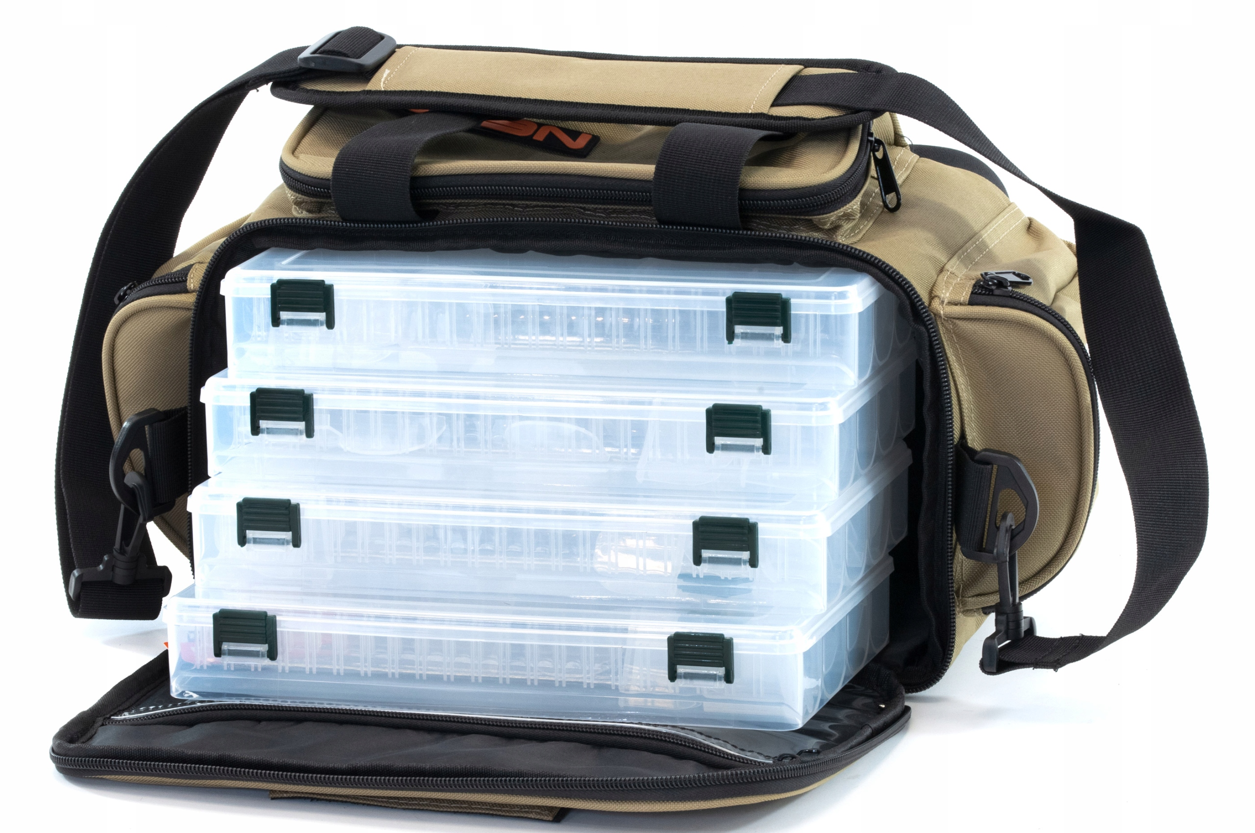 Torba Wędkarska 4 Pudełka Sztywne Dno 21X42,5X26CM