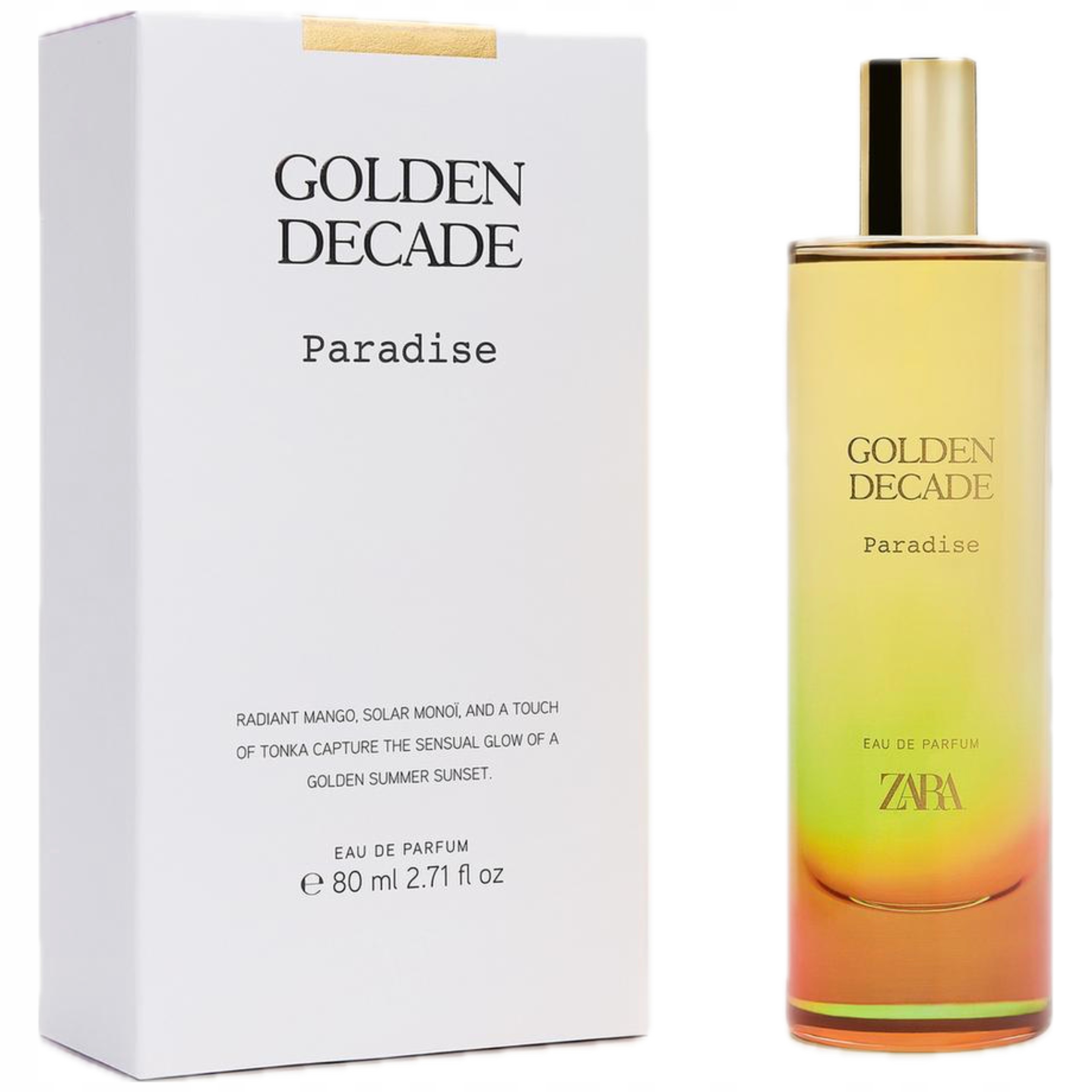 Zara Golden Decade Paradise For Her Dámské Parfémy