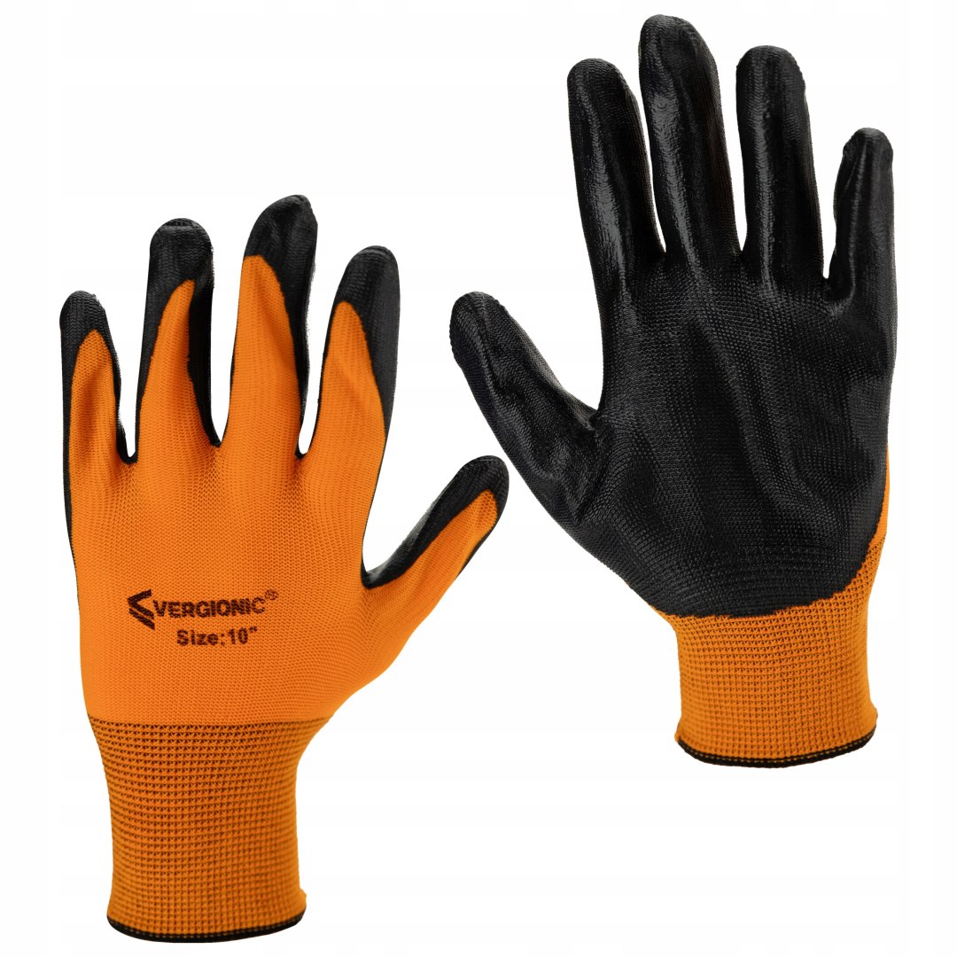 RĘKAWICE OCHRONNE ROZM.10-L 3 PARY MOCNE Z POWŁOKĄ UNIWERSALNE Model ochronne