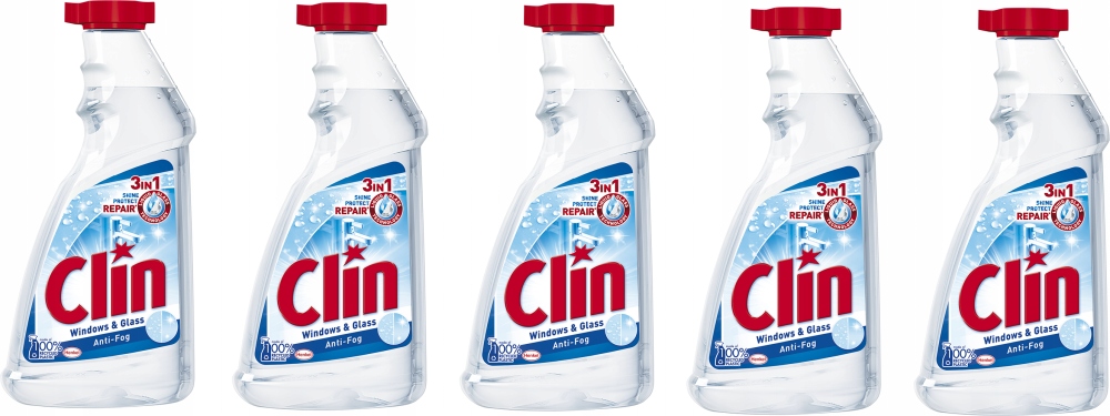 

Clin Płyn Windows&Glass AntiFog Zapas 500ml x5