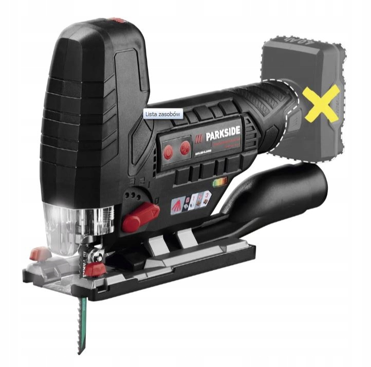 Akumulatorowa Wyrzynarka 12V Parkside Performance Ppstka 12 A1