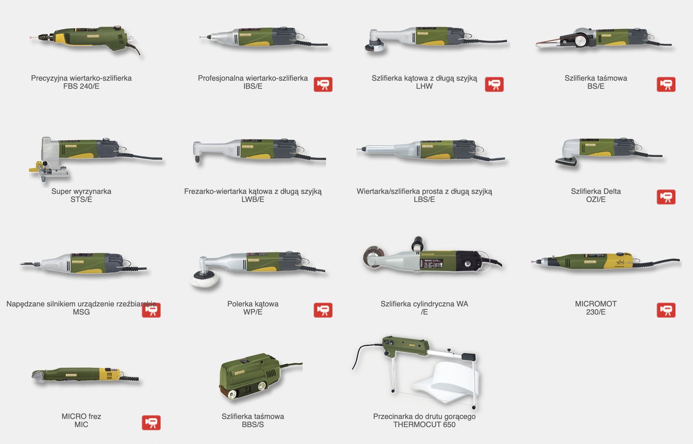Szlifierka kątowa Proxxon LHW z długą szyjką Kod producenta 28547