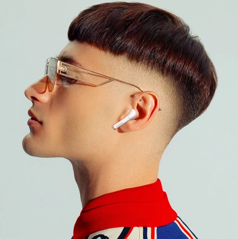 SŁUCHAWKI BEZPRZEWODOWE LENOVO LP2 do IOS ANDROID SPORTOWE GAMINGOWE BASS Wysokość produktu 5.5 cm