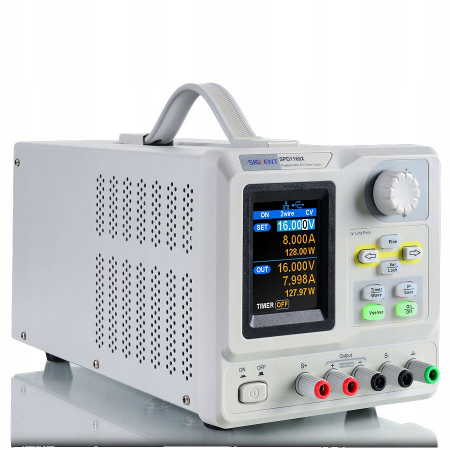 

SPD1168X programowalny zasilacz 0-16V 8A Usb Lan