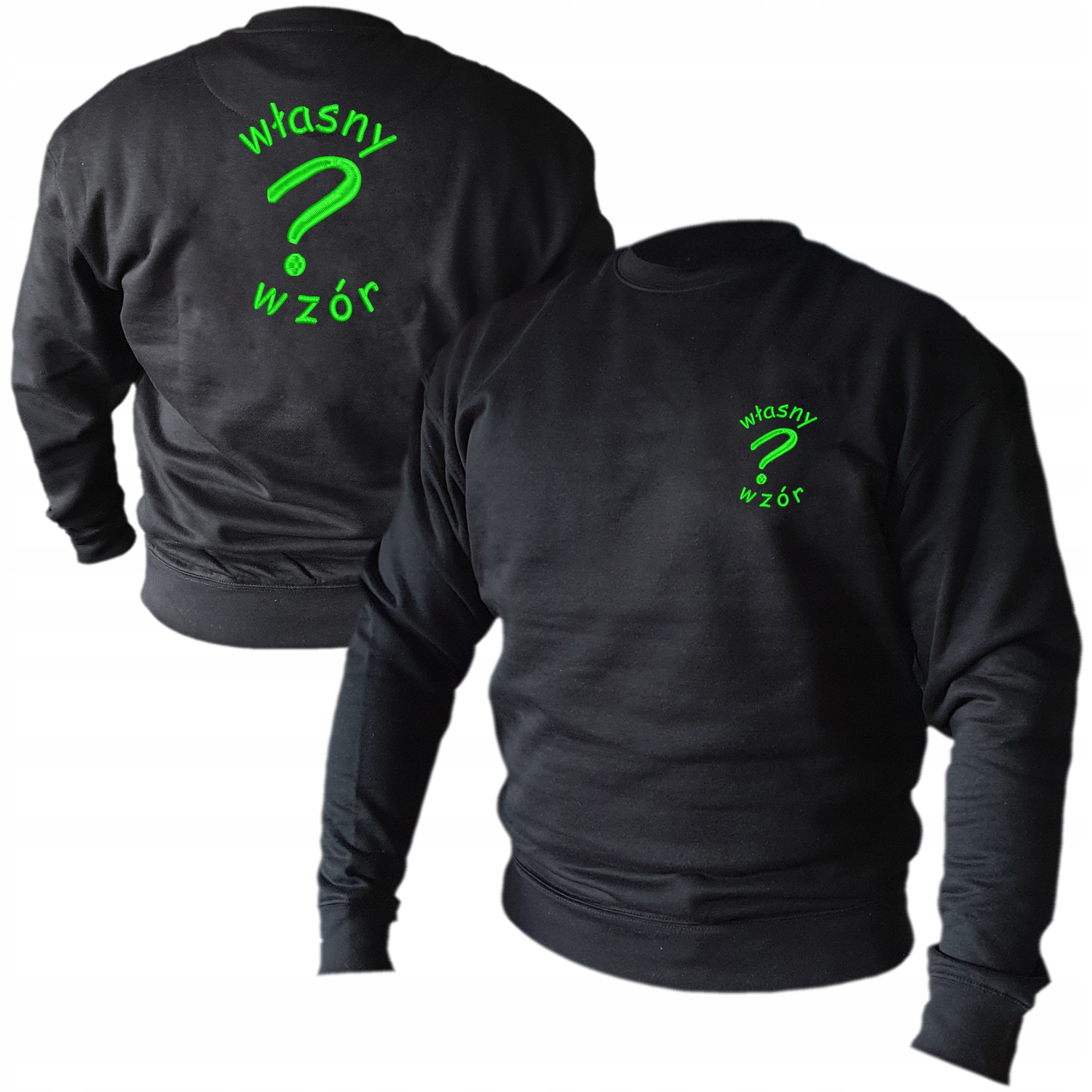 

Bluza z własnym haftem, logo firmy nadruk