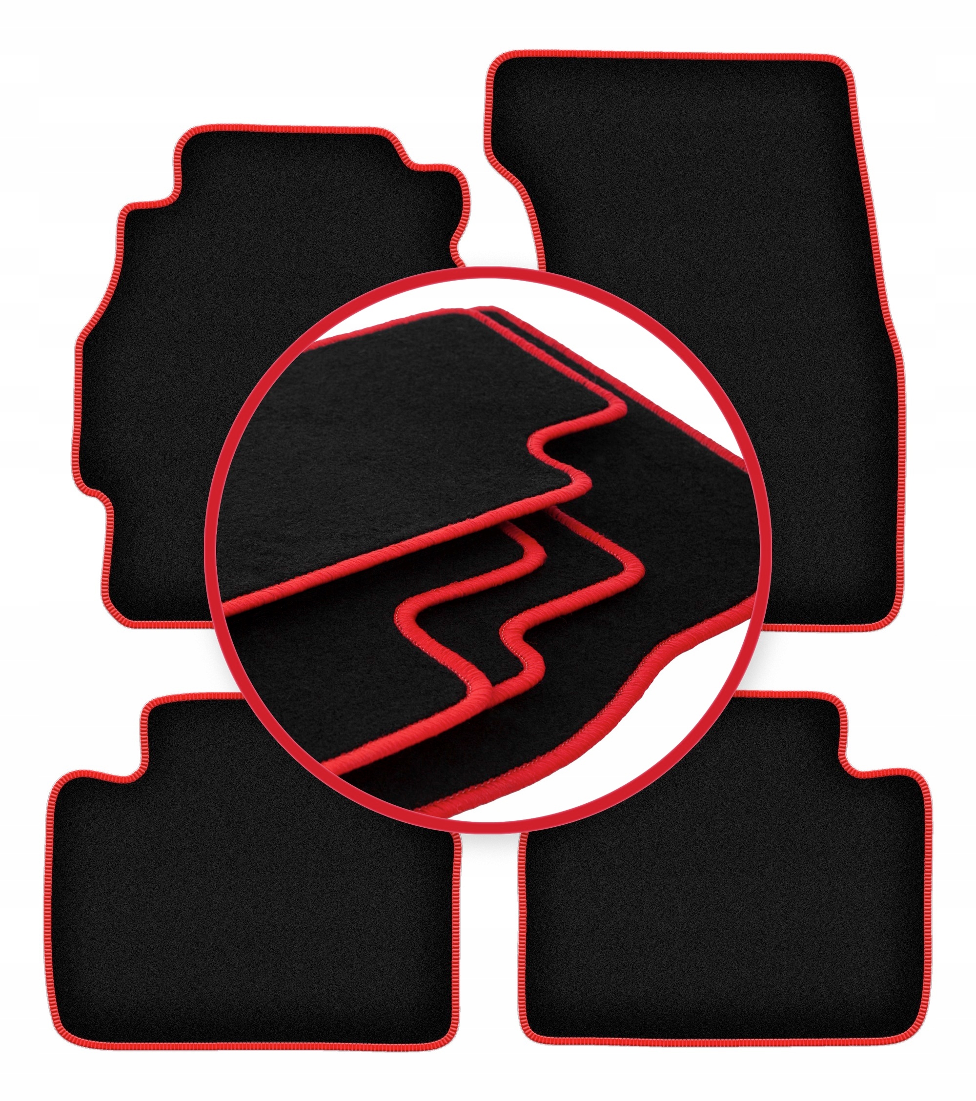 Automobilové velurové koberce Lux pro Honda Civic VI hatchback 3-dveřové (1995