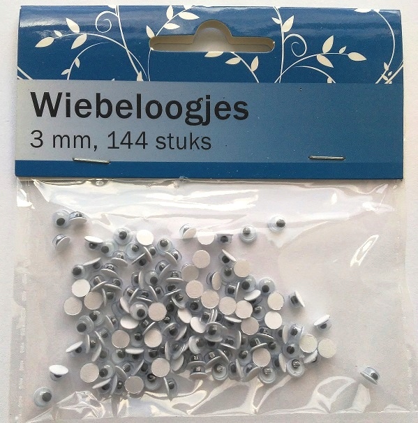 

Oczka Joy okrągłe 3mm 144szt