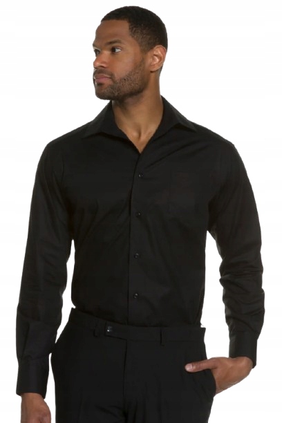 Jp 1880 Pánská Černá Klasická Košile 4XL J2C