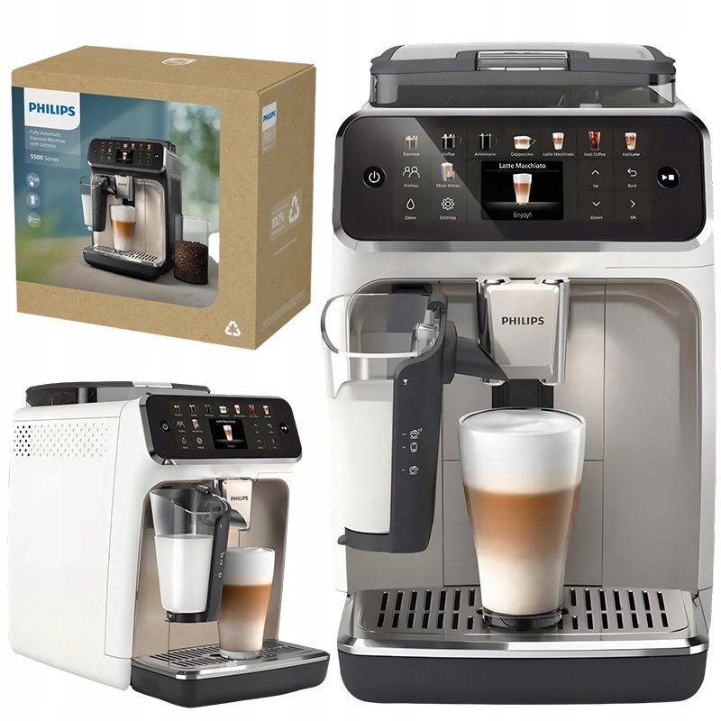 Automatický na kávu tlakový kávovar LatteGo Philips EP5543/90