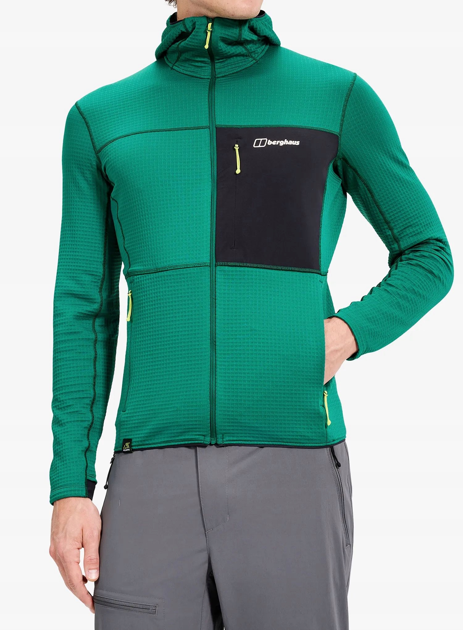 Rozepínací mikina Berghaus Ridge-Hiker Hoody meadow green/jet black L