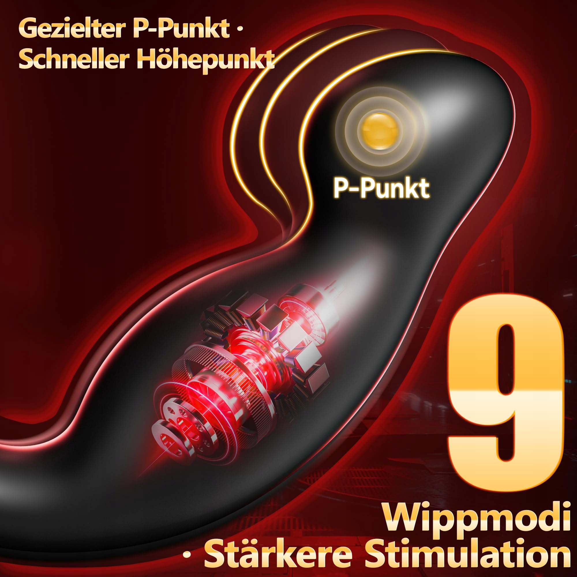 ANALVIBRATOREN Dla Mężczyzn Stymulacja Prostaty Wibrator Z Pilotem — miniatura 3