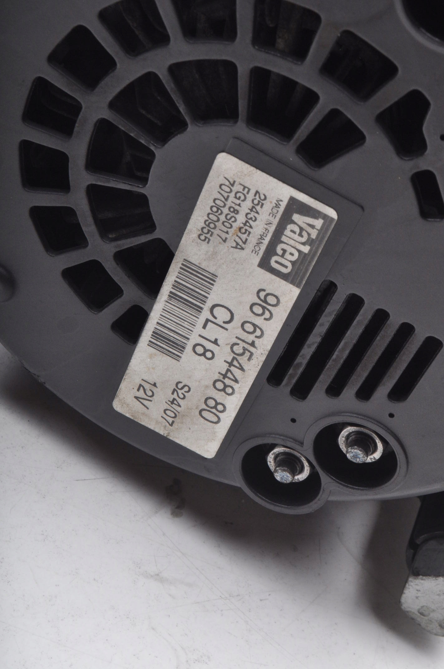 CITROEN C4 Picasso I PEUGEOT 407 2.0 HDI ALTERNATOR 9661544880 Jakość części (zgodnie z GVO) O - oryginał z logo producenta pojazdu (OE)