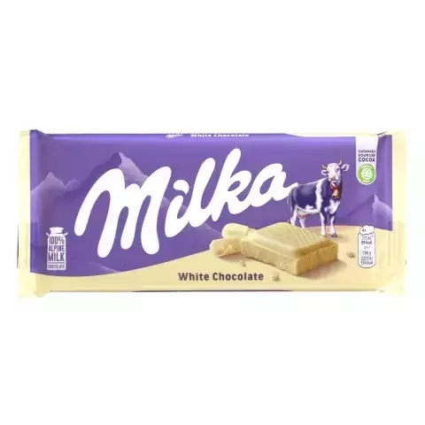 24 Sztuki Milka Czekolada 90g Biała