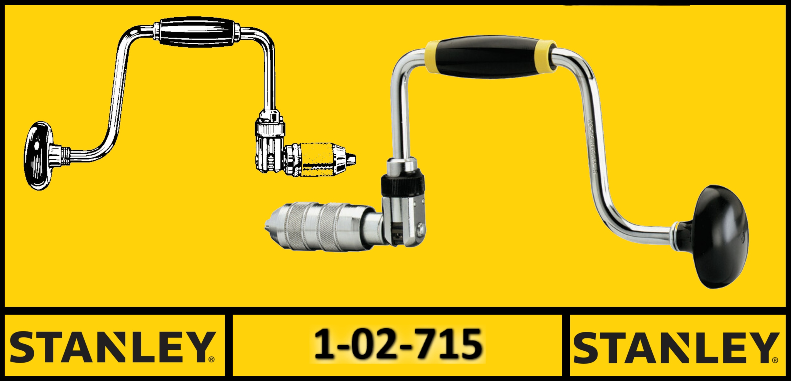 Wiertarka ręczna Stanley 1-02-715 Marka Stanley