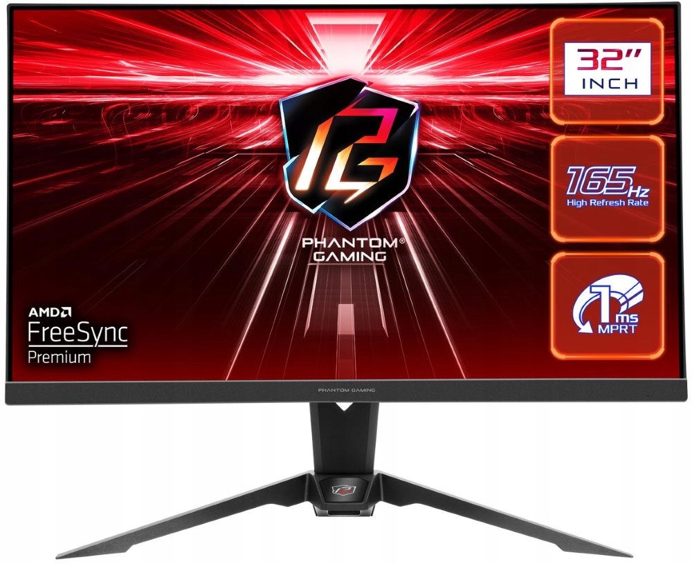 Asrock monitor PG32QF2B 31,5" Va 2560x1440 165Hz/ 550cd/m2 /1ms/DP/2