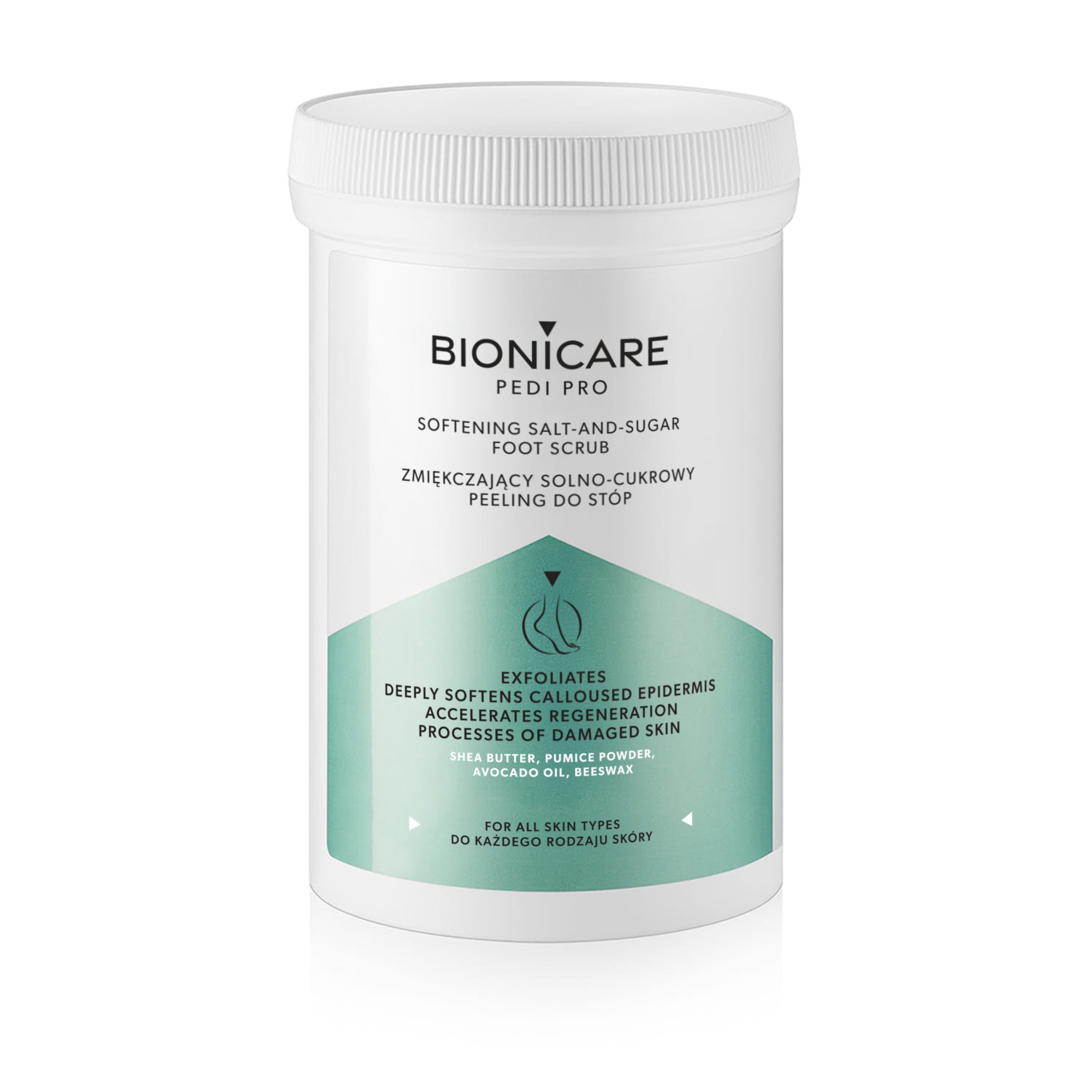 Peeling na nohy solno-cukrový změkčující 500 g Na Zrohovatění Otisků