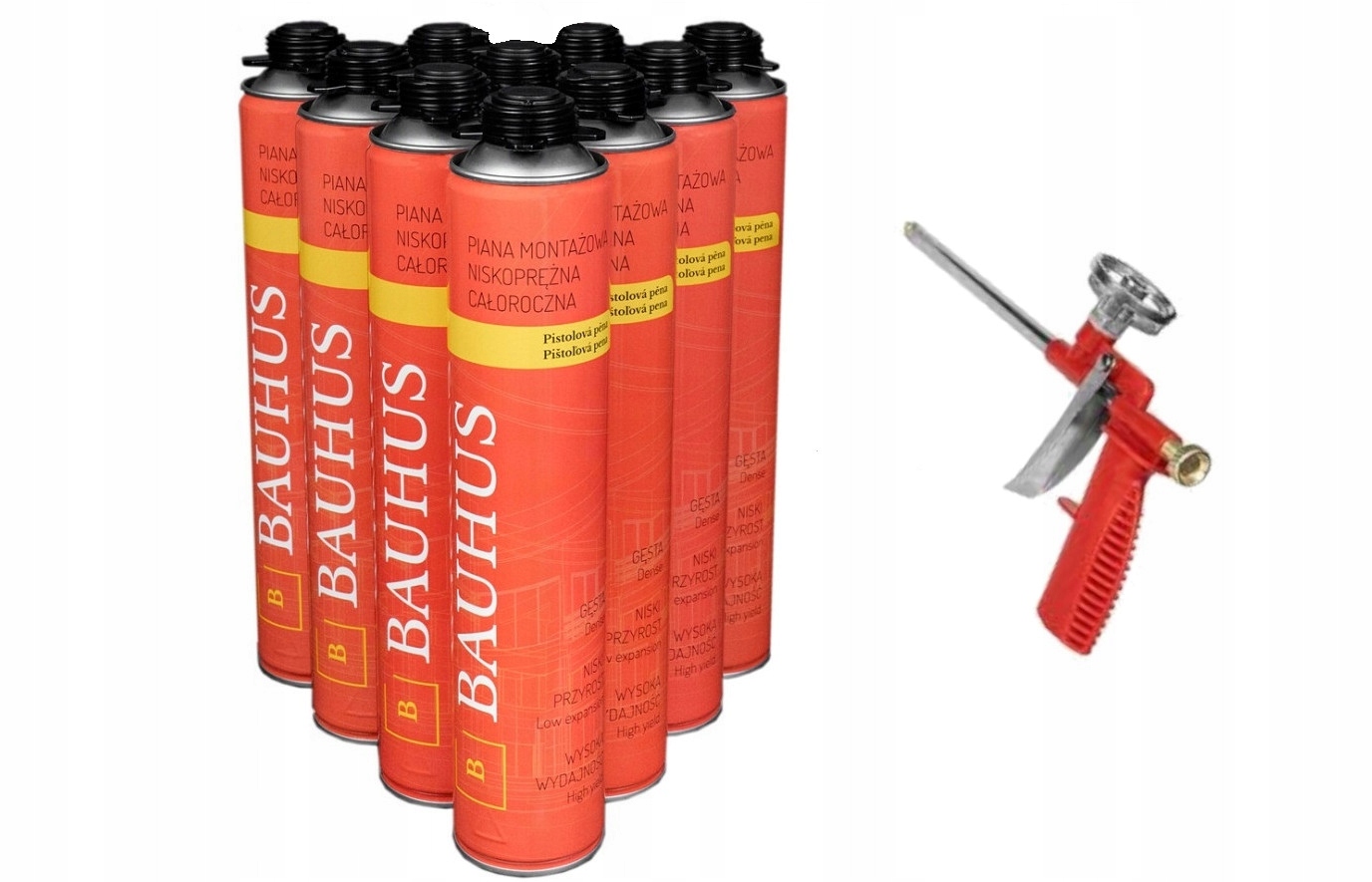 ZESTAW Pianka Pistoletowa CAŁOROCZNA + PISTOLET