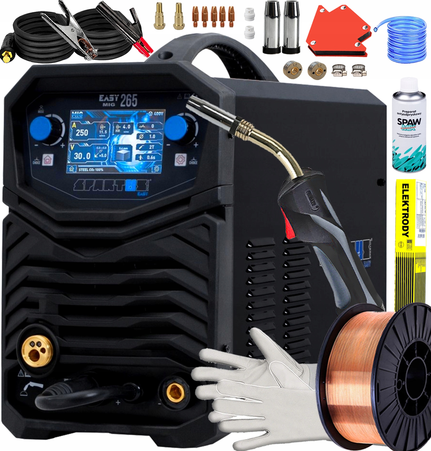 Migomat Spartus 250A Synergie Tig Mma Alu Flux LCD