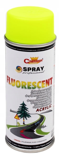 

Spray fluorescencyjny farba 400 ml żółta Czampion