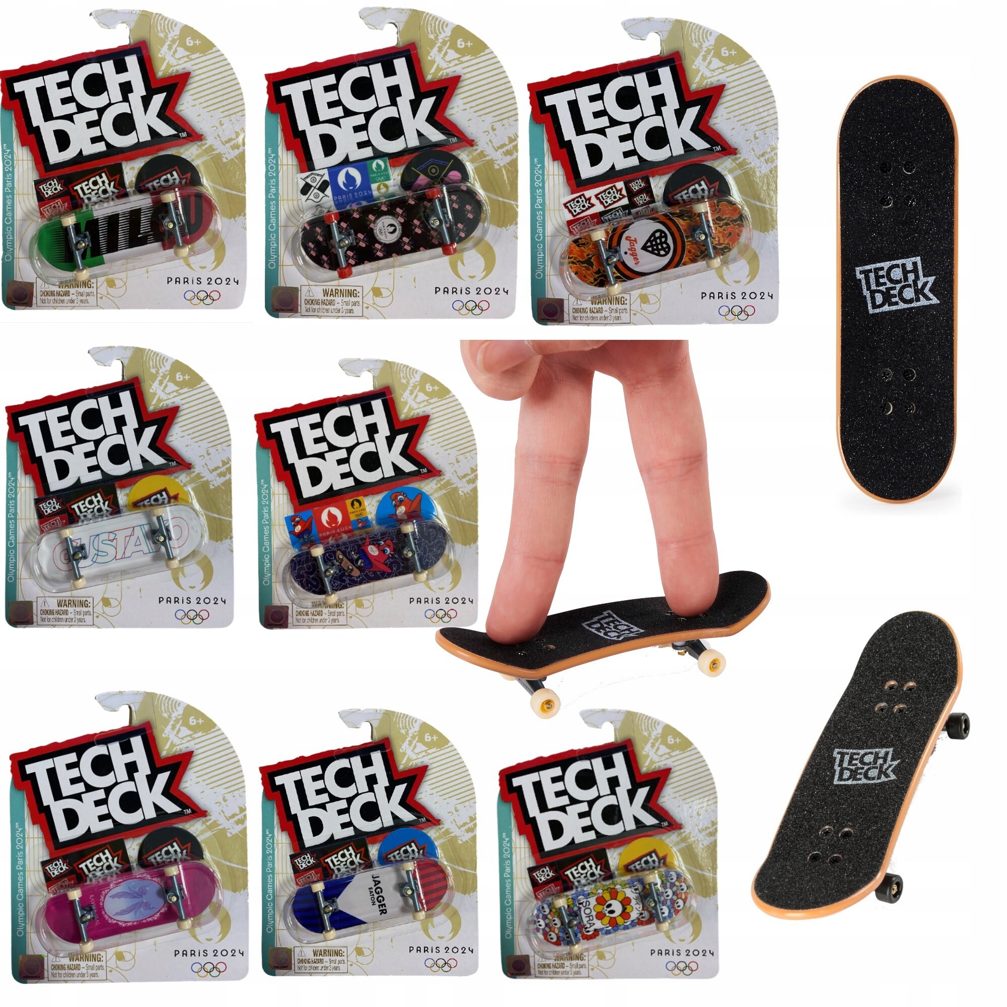 FINGERBOARD DESKOROLKA OLYMPIC GAMES PARIS 2024 1 SZT TECH DECK