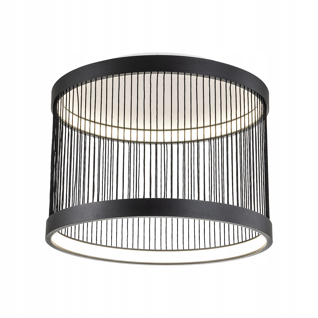 Moderná stropná lampa Milagro Guarda Čierna 43W Led Neutrálna 4000K IP2