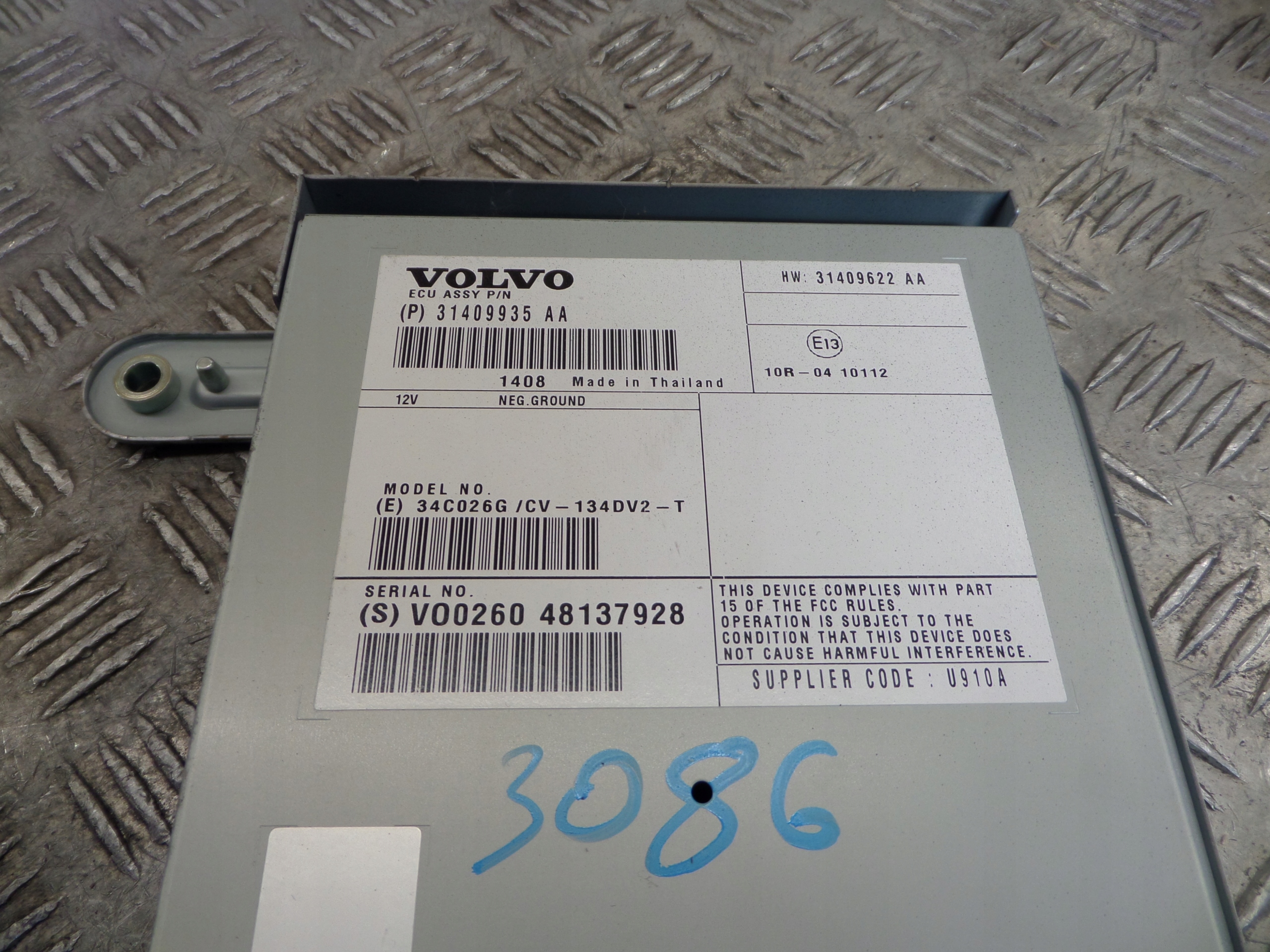 VOLVO V60 e S60 II V40 amplificatore radio 31409935AA
