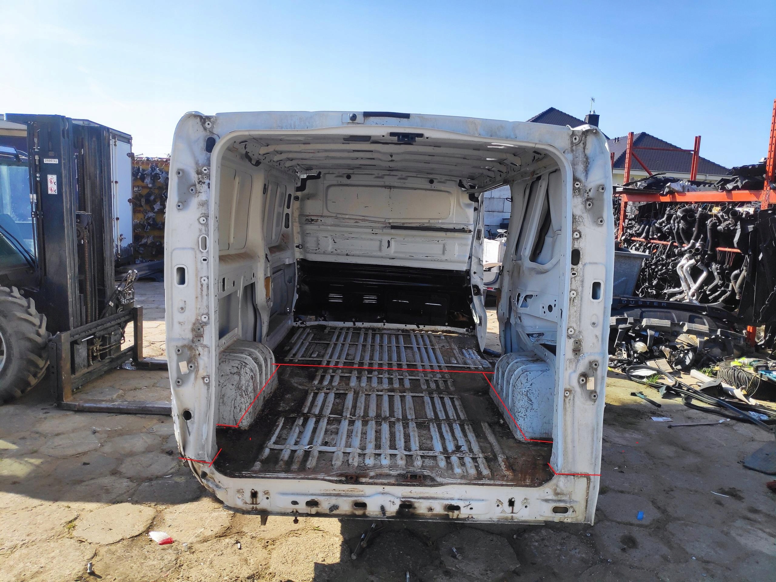 ремень кузов задний renault TRAFIC III